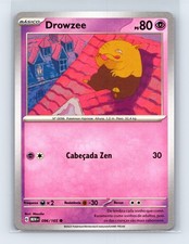 ~PT~ PORTOGHESE Drowzee 096/165 Sv: Scarlet & Violet 151 Carta Pokemon WB