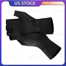 Copper Arthritis Compression Gloves Hand Support Pain Relief Joint Self Black