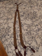 Men's Suspenders: Y 1-1/2" Wide Button-On