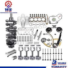 Engine Rebuild Overhaul Crankshaft Rod Timing Kit For Chevrolet Buick GMC 2.4L