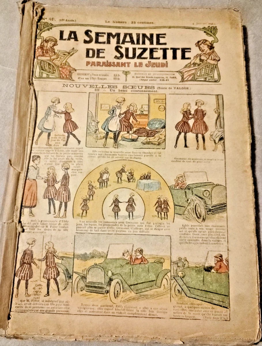 La Semaine De Suzette 1926 – Reliure 48 Numéros – Poupée Bleuette – Bel état