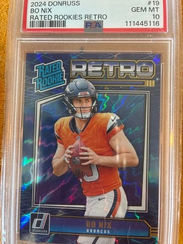 New ListingBo Nix rated rookie retro PSA 10