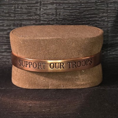 Support The Troops Braclet Pure Copper
