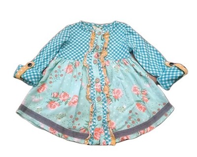 MATILDA JANE Joanna Gaines Girl s Once Upon A Time Pecan Pie Top Tunic size 6