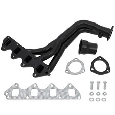 For 1989-94 Suzuki Sidekick Geo Tracker 1.6l L4 Exhaust Manifold Header Black