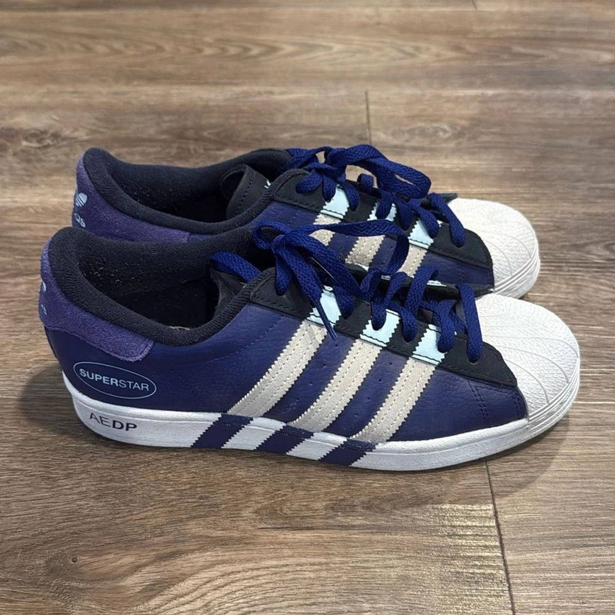 Adidas Superstar Extended Midfoot Stripes - Legacy Indigo for sale | eBay