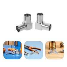 10 Pcs Antenna Connection Adapter Aerial Coaxial Cable Connectors