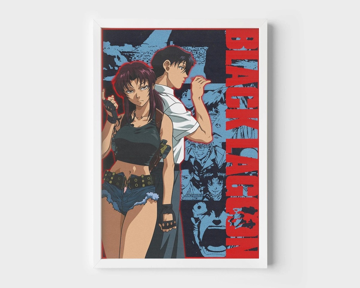 Black Lagoon - Revy and Rock Poster Japanese Anime Manga Print