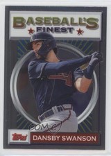 2020 Topps Finest Flashbacks Dansby Swanson #78 02rn