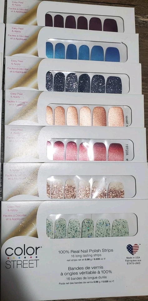 Color Street Nail Polish Strips 100% Real, 19 Packages, New Sealed - Image 4 of 4