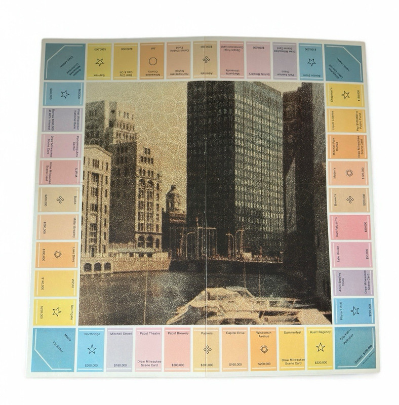 Milwaukee Scene Board Game 1979 John Hansen Vintage Wisconsin City Complete