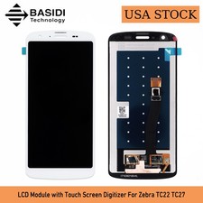 LCD Display with Touch Screen Digitizer For Zebra TC22 TC27 White US STOCK