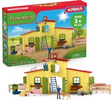 Farm World - 92PC Playset with Barn Animal Toys and Accessories - Realistic B...