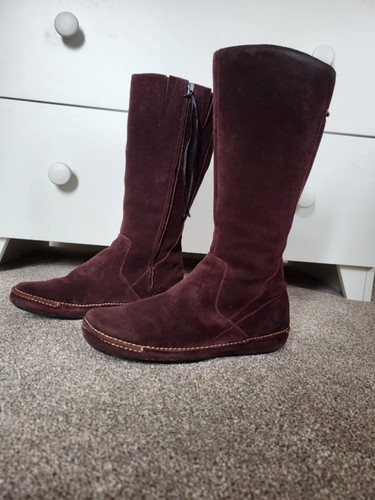 Dr Martens Vintage 3a75 Mid Calf Soft Red Suede Leather Zip Boots Uk 3 - Picture 2 of 7