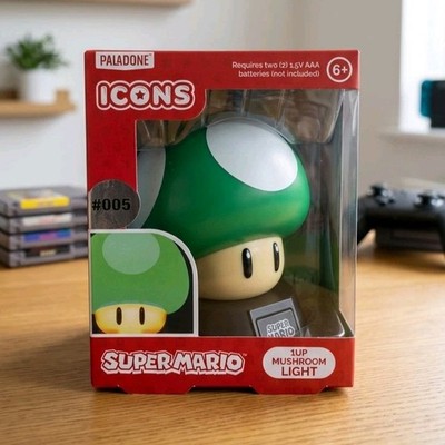 Paladone Super Mario Icons 1-Up Mushroom Light-up Lamp Super Mario Bros. Series