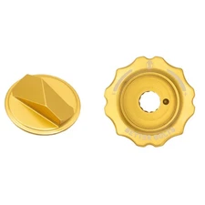 Better Bolts Fork Caps, Fox Grip2/GripX2/GripX 34, Gold