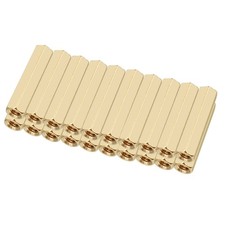 20pc Brass Straight PCB Female Thread Hex Standoff Spacer M3x5x20mm