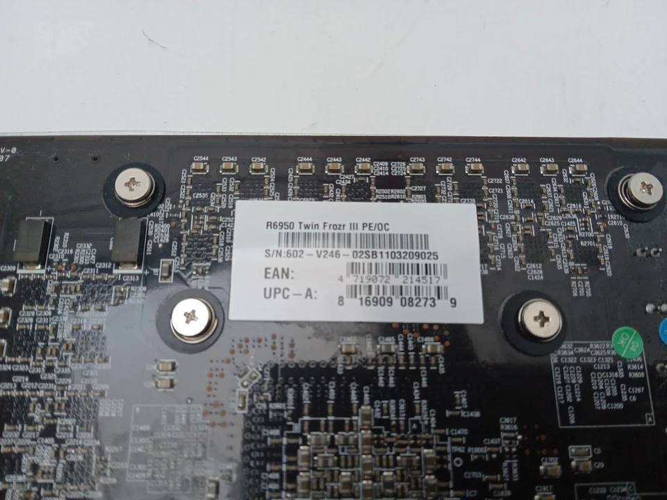 MSI Radeon HD 6950 Twin Frozr III PE/OC 2GB DDR5 PCIe Video Graphics Card - Image 4 of 4