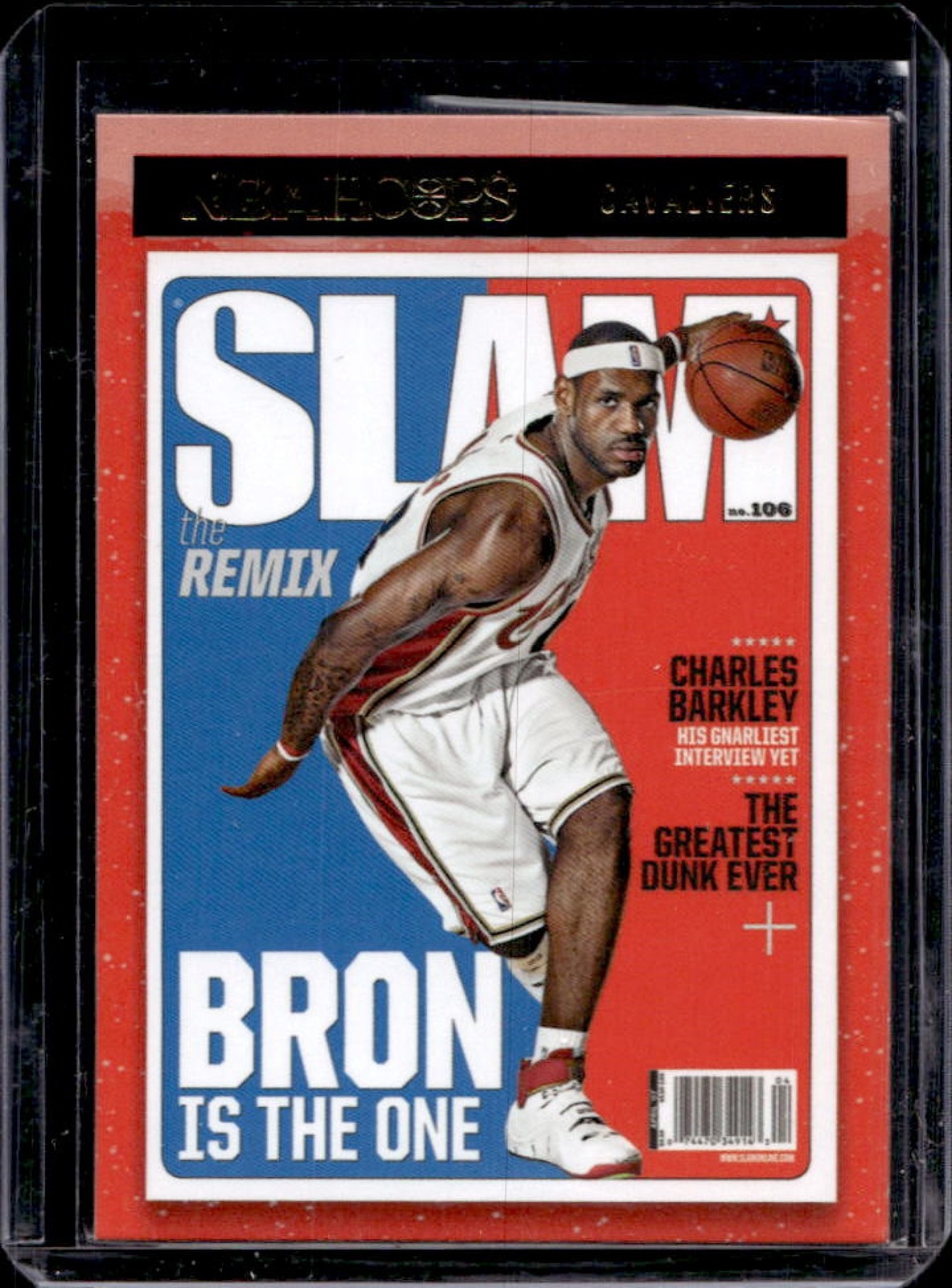 2020-21 Panini Hoops Winter LeBron James Slam #2 Cavaliers