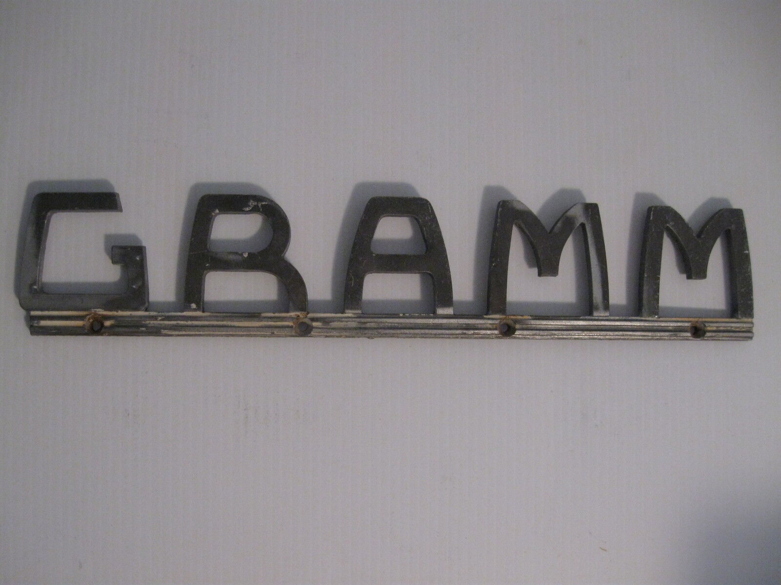 Grand Van emblem letters badge decal Script Tag Trim Piece Custom