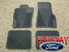 05 06 07 08 09 10 Ranger OEM Genuine Ford Rubber All Weather Floor Mat Set 4-pc