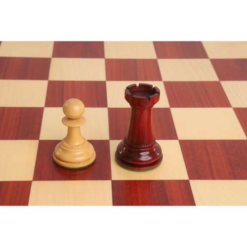 4.3" Imperator Luxury Staunton Chess Set- Chess Pieces Only-Bud Rosewood - Tripl - Picture 10 of 11