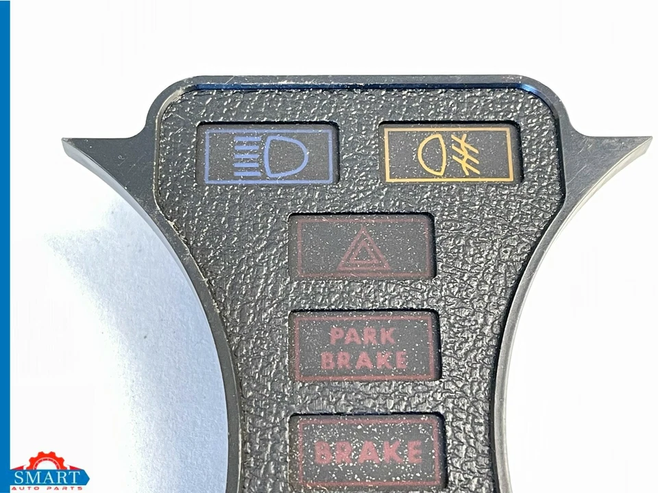 1980 Jaguar XJ6 Front Dash Headlight Fog Light Hazard Park Brake Panel Black - Image 2 of 4