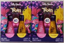 2 Sally Hansen Insta-Dri TROLLS Duo Nail Polish - Popalicious/Viva Power