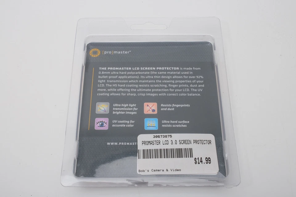 Promaster Hard LCD Screen protector cover (model 3875) 3" Screen sizes++NEW - Image 4 of 4