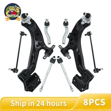 8pcs Control Arm Ball Joint Sway Bar Link Tie Rod Ends for 2015 2016 Honda CR-V