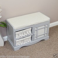 French Grey Shabby Chic Telephone Bedroom Seat Painted Storage Furniture Storage French Grey Shabby Chic Telephone Bedroom Seat Painted Storage Furniture Storage