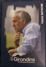Patrick Battiston, karta z autografem Girondins bordowy, niepodpisana