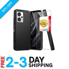 Funda de doble capa para Cricket Outlast 5G y AT&T Motivate Pro 5G - Negra