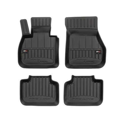 OMAC Premium Floor Mats for for BMW X1 F48 20152022 TPE Rubber Black