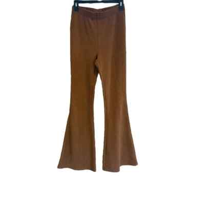 Chaser High Waist Ribbed Flare Pants Size Small Stretch Loungewear Comfy