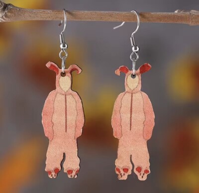 Christmas Story Easter Bunny Earrings