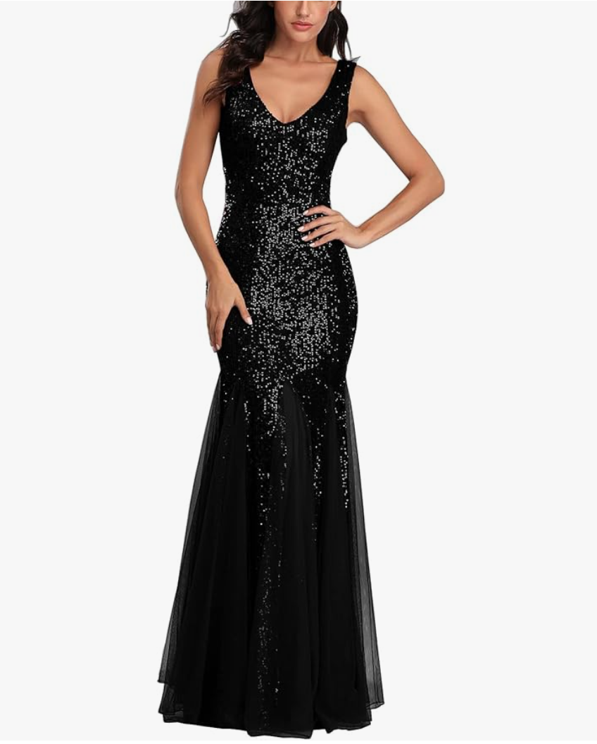 A ARFAR Sequin Dress Tulle Party Dress for Women (Black, 2XL) | eBay A ARFAR Sequin Dress Tulle Party Dress for Women (Black, 2XL) | eBay