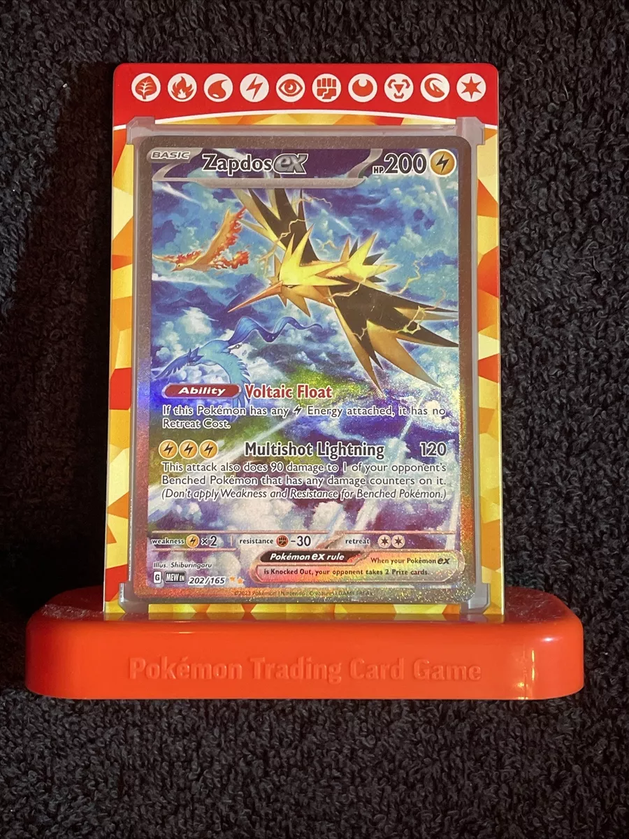 Zapdos EX - Scarlet & Violet 151 - MEWEN Pokémon card 202/165