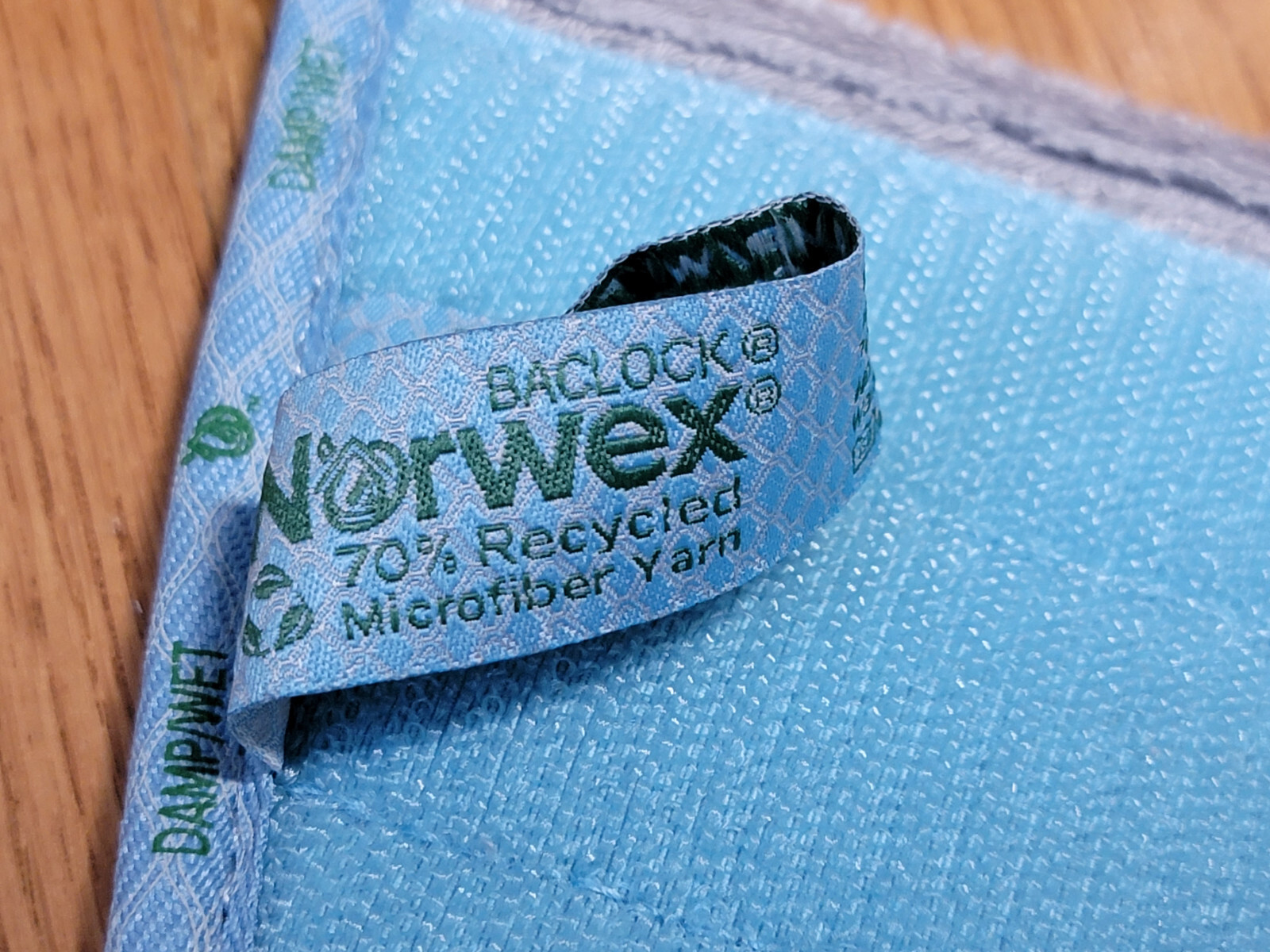Norwex Superior Mop Starter System Large Dry & Wet Mop Pad Graphite