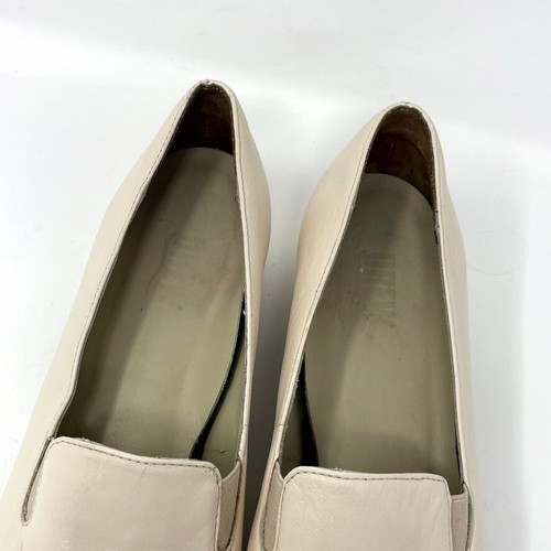 Drew Foot Saver Womens Cream Leather Slip On Loafer Size 8.5 - Picture 5 of 14
