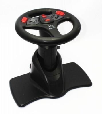PS1 / Playstation 1 - Lenkrad / Racing / Steering Wheel #V3 [InterAct]