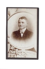 CDV Foto Herrenportrait - unbekannter Ort 1890er