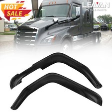 Tape-on Windows Visors Deflector Sun Rain Guard For Freightliner Cascadia 2018-