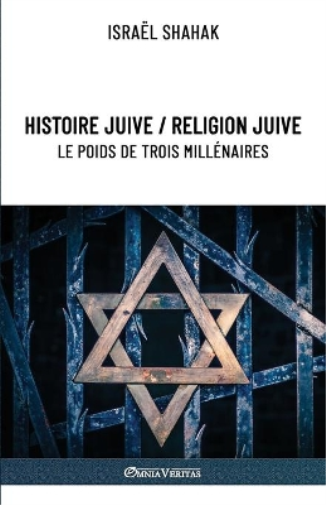 Israël Shahak Histoire juive / Religion juive - Le poids de trois mi (Tascabile)