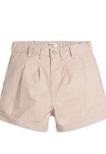 Levi Signature Girls High Rise 3  Peach Pleated Shorts Size 8 NWT