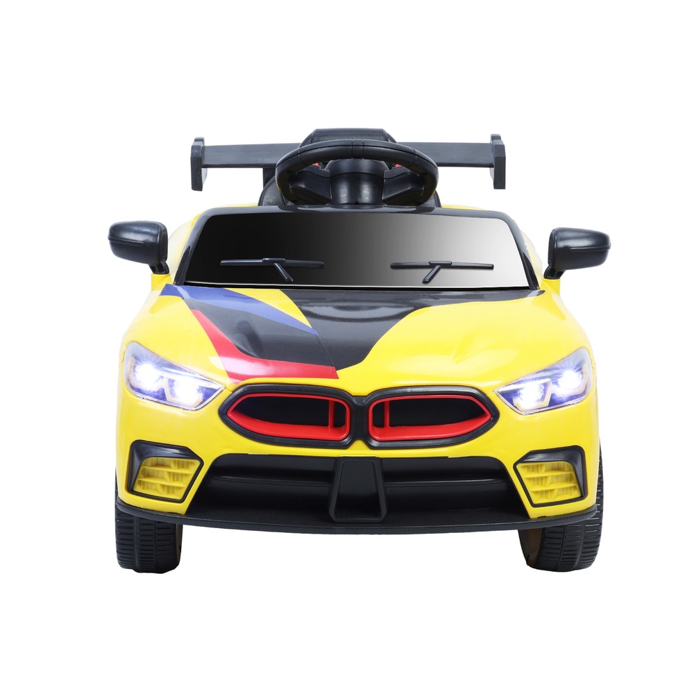 4-Wheels Kids Ride On Car, Toddler Electric Racing Car with Music Function,wa