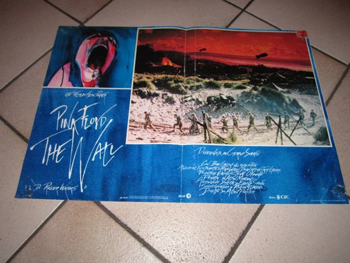 PINK FLOYD,THE WALL,1982 fotobusta 1 edizione BOB GELDOF