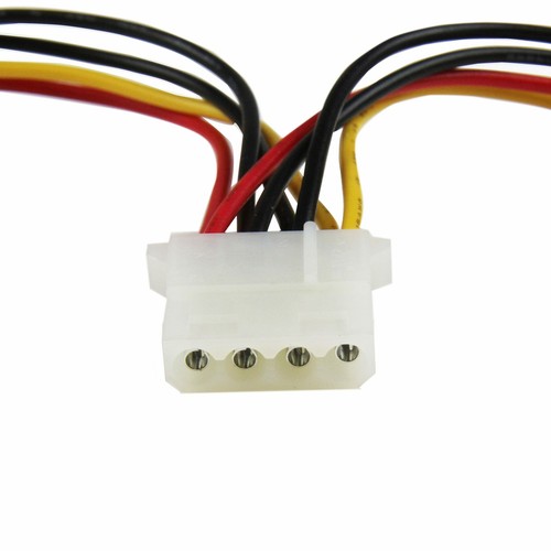 StarTech LP4 to SATA Power Cable Adapter with Floppy Power LP4SATAFMD - Picture 4 of 5