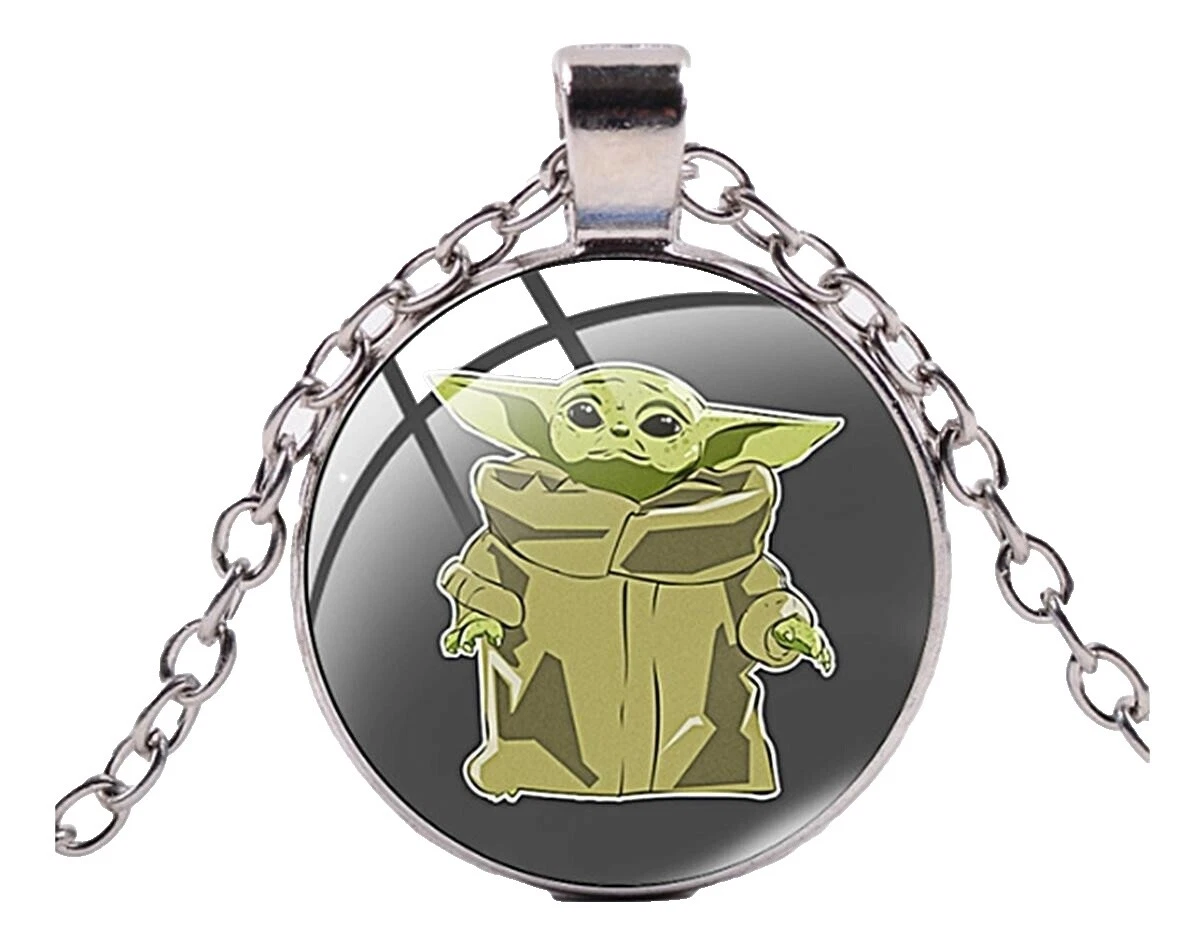 Collares y colgantes de vidrio de moda de Disney