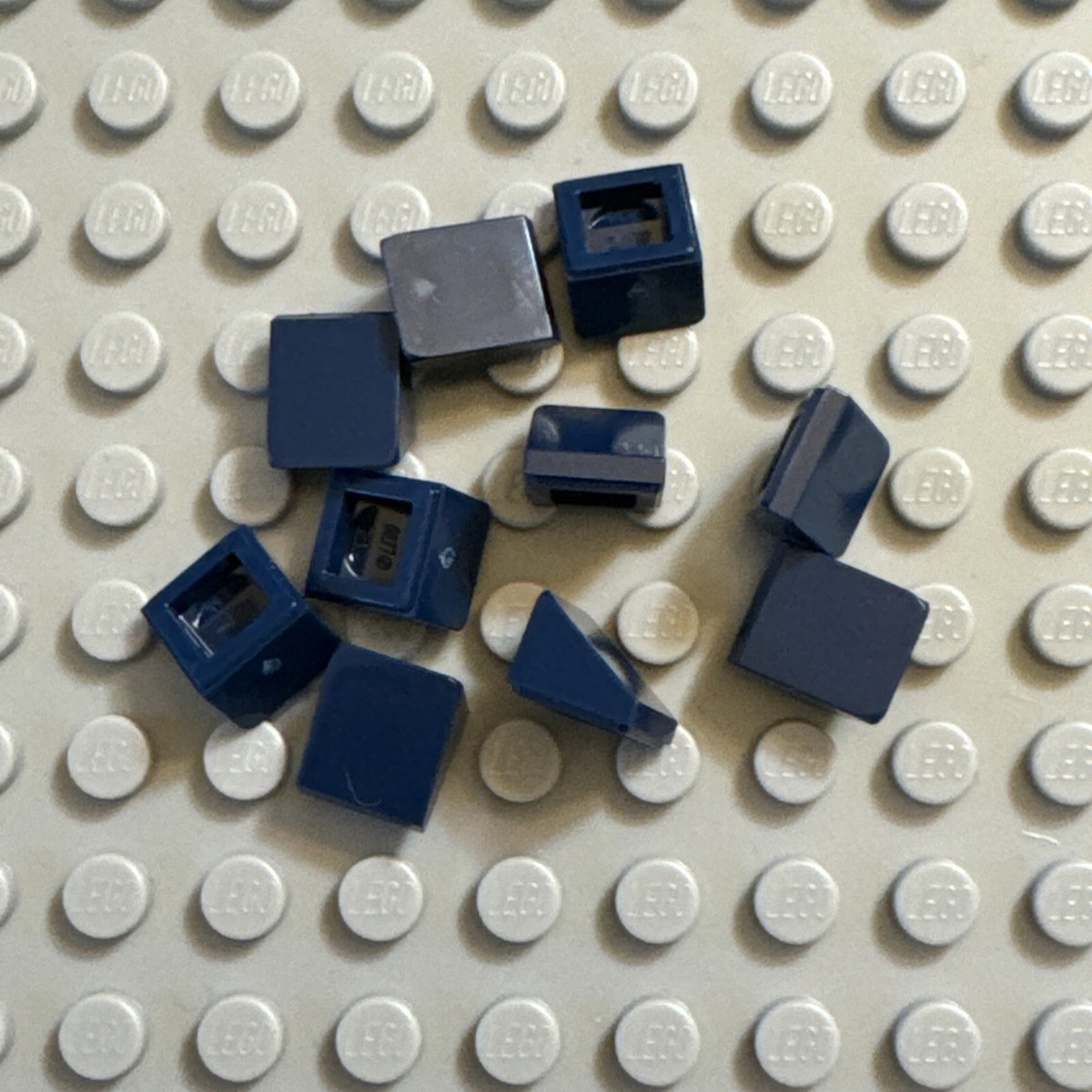 LEGO Slope - Dark Blue - 30 Degree 1 x 1 x 2/3 - QTY x10 | eBay